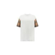 Burberry Avslappnad Bomull T-shirt White, Dam