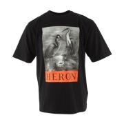 Heron Preston Svart Bomull T-shirt Herr Stil Black, Herr