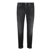 Dondup Stiliga Denim Jeans Black, Herr