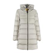 Parajumpers Quiltad dunjacka med huva Gray, Dam