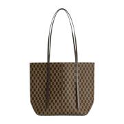 By Malene Birger Monogram Print Axelväska Abilsos Tillbehör Brown, Dam