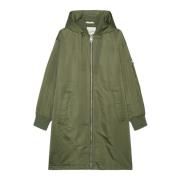 Marc O'Polo Blouson parka i aviatorstil regular Green, Dam