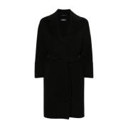 Max Mara Stiliga Arona Kappor Black, Dam