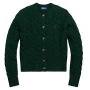 Ralph Lauren Cash Cardigan Sweater Green, Dam