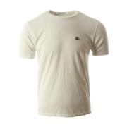 C.p. Company Vit Tacting Piquet T-shirt för Herrar White, Herr