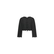 Fabienne Chapot Snygg Sterre LS Top Black, Dam