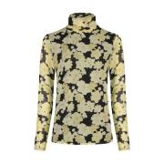 Fabienne Chapot Jane Tryckt Turtleneck Topp Multicolor, Dam