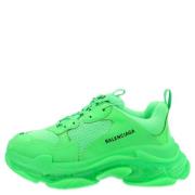 Balenciaga Polyester sneakers Green, Dam