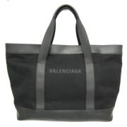 Balenciaga Vintage Pre-owned Canvas totevskor Black, Dam