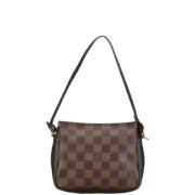 Louis Vuitton Vintage Pre-owned Plast axelremsvskor Brown, Dam