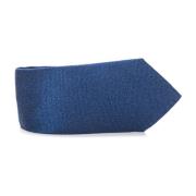 Canali Silk Slub Textur Slips Blue, Herr