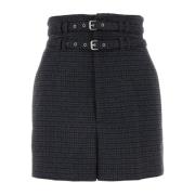 Philosophy di Lorenzo Serafini Elegant Broderade Polyester Shorts Gray...