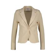 Amélie & Amélie Offwhite Blazer Beige, Dam