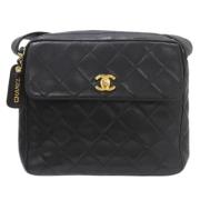 Chanel Vintage Pre-owned Laeder chanel-vskor Black, Dam