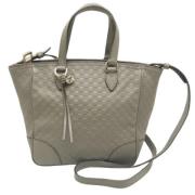 Gucci Vintage Pre-owned Laeder gucci-vskor Gray, Dam