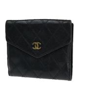 Chanel Vintage Pre-owned Laeder plnbcker Black, Dam