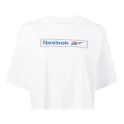 Reebok Grafiskt Logot-tröja White, Dam