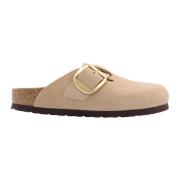 Birkenstock Bekväm Knuppel Slipper för dagligt bruk Beige, Dam