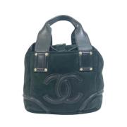 Chanel Vintage Pre-owned Mocka totevskor Green, Dam