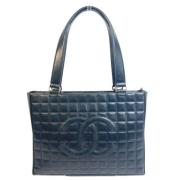 Chanel Vintage Pre-owned Laeder totevskor Black, Dam