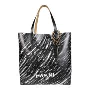 Marni Tribeca Modern Halsband Silver Black, Dam