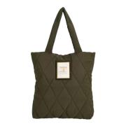 Barbour Quiltad Toteväska i Olivfärg Green, Dam