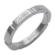 Cartier Vintage Pre-owned Vitt guld ringar Gray, Dam