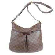 Louis Vuitton Vintage Pre-owned Tyg axelremsvskor Brown, Dam