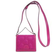 Gucci Vintage Pre-owned Nylon axelremsvskor Pink, Dam