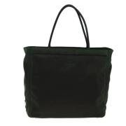 Prada Vintage Pre-owned Canvas totevskor Green, Dam