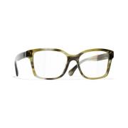 Chanel Grön Tortoise Acetatglasögon Green, Dam