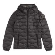 Blauer Huva Quiltad Jacka Black, Dam