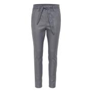 Cream Baggy Pant Castlerock Elastisk Midja Gray, Dam