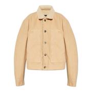 Dsquared2 Isolerad jeansjacka Beige, Dam