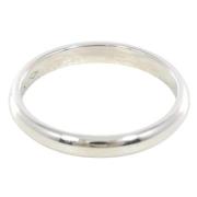 Cartier Vintage Pre-owned Platina ringar Gray, Unisex