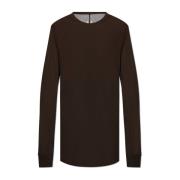 Rick Owens T-shirt Level Brown, Herr