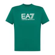 Emporio Armani EA7 Bomull T-shirt Green, Herr