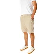 Nn07 Avslappnade Dragsko Shorts Beige, Herr