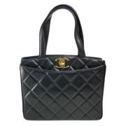 Chanel Vintage Pre-owned Laeder totevskor Black, Dam