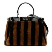 Fendi Vintage Pre-owned Paels handvskor Black, Dam