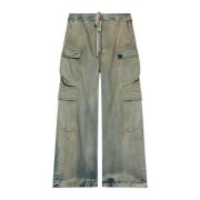 Rick Owens Jeans Double Bargo Jumbo Belas Blue, Herr