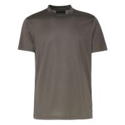 Emporio Armani Lyocell Bomull T-shirt 8N1Te81Juvz Green, Herr