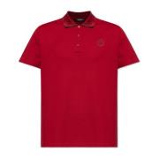 Versace Bomullspolo med logotyp Red, Herr