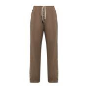 Rick Owens Sweatpants Pusher Brown, Herr