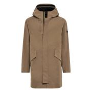 Boggi Milano Parka B Tech i teknisk material Beige, Herr