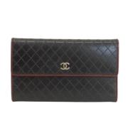 Chanel Vintage Pre-owned Laeder plnbcker Black, Dam