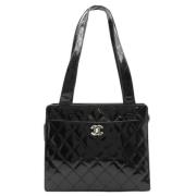 Chanel Vintage Pre-owned Laeder chanel-vskor Black, Dam