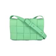 Bottega Veneta Vintage Pre-owned Laeder axelremsvskor Green, Dam