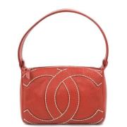 Chanel Vintage Pre-owned Laeder chanel-vskor Red, Dam