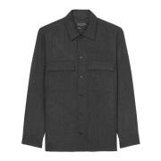 Marc O'Polo Overshirt Black, Herr